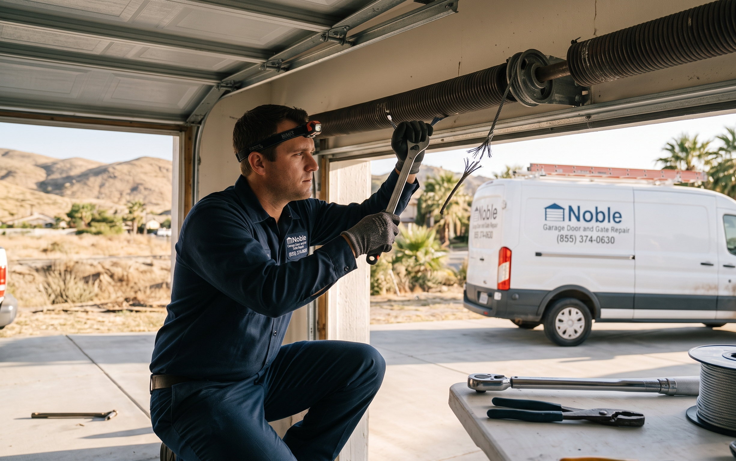 Garage Door Cable Replacement Indio CA: Safety & Tension Guide