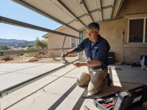 Garage Door Track Realignment Trabuco Canyon CA: How to Fix a Bent Garage Door Track